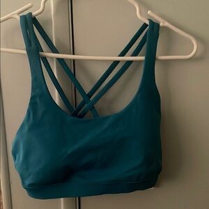 Lululemon Blue Strappy Sports Bra